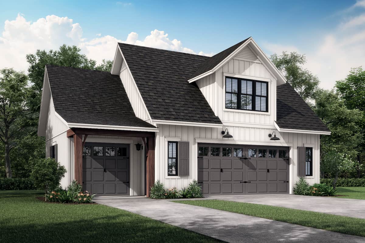 Garage plan (ThePlanCollection: Plan #142-1249)