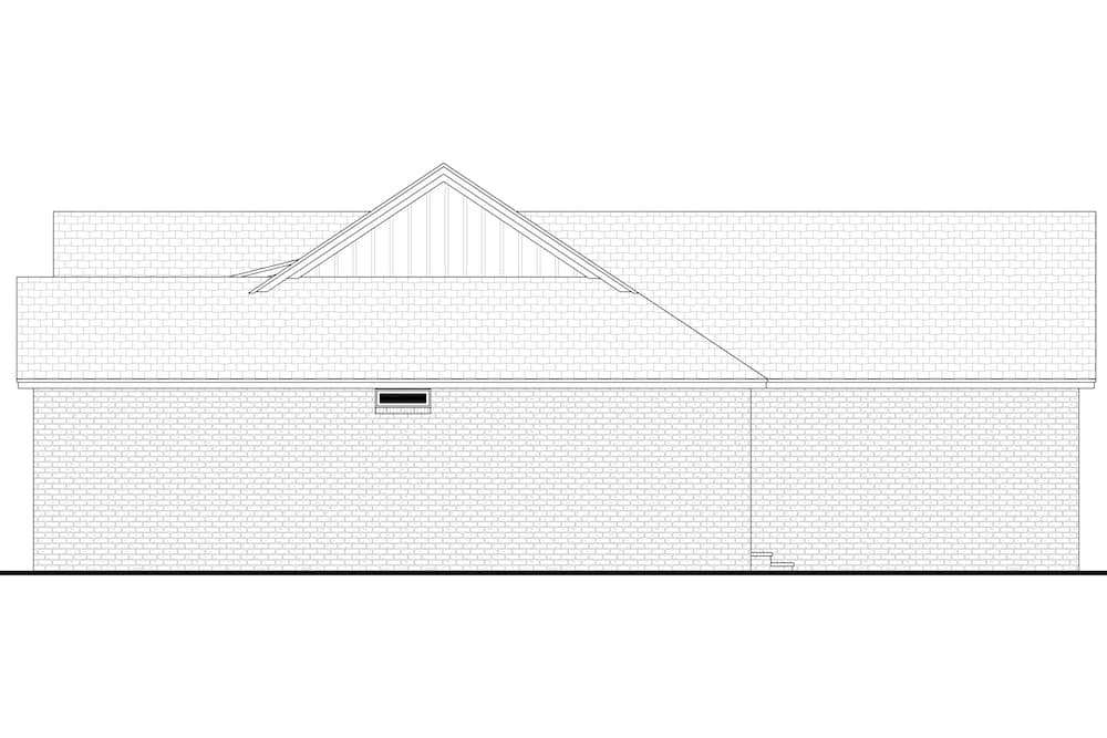 Home Plan Right Elevation of this 3-Bedroom,1998 Sq Ft Plan -142-1262