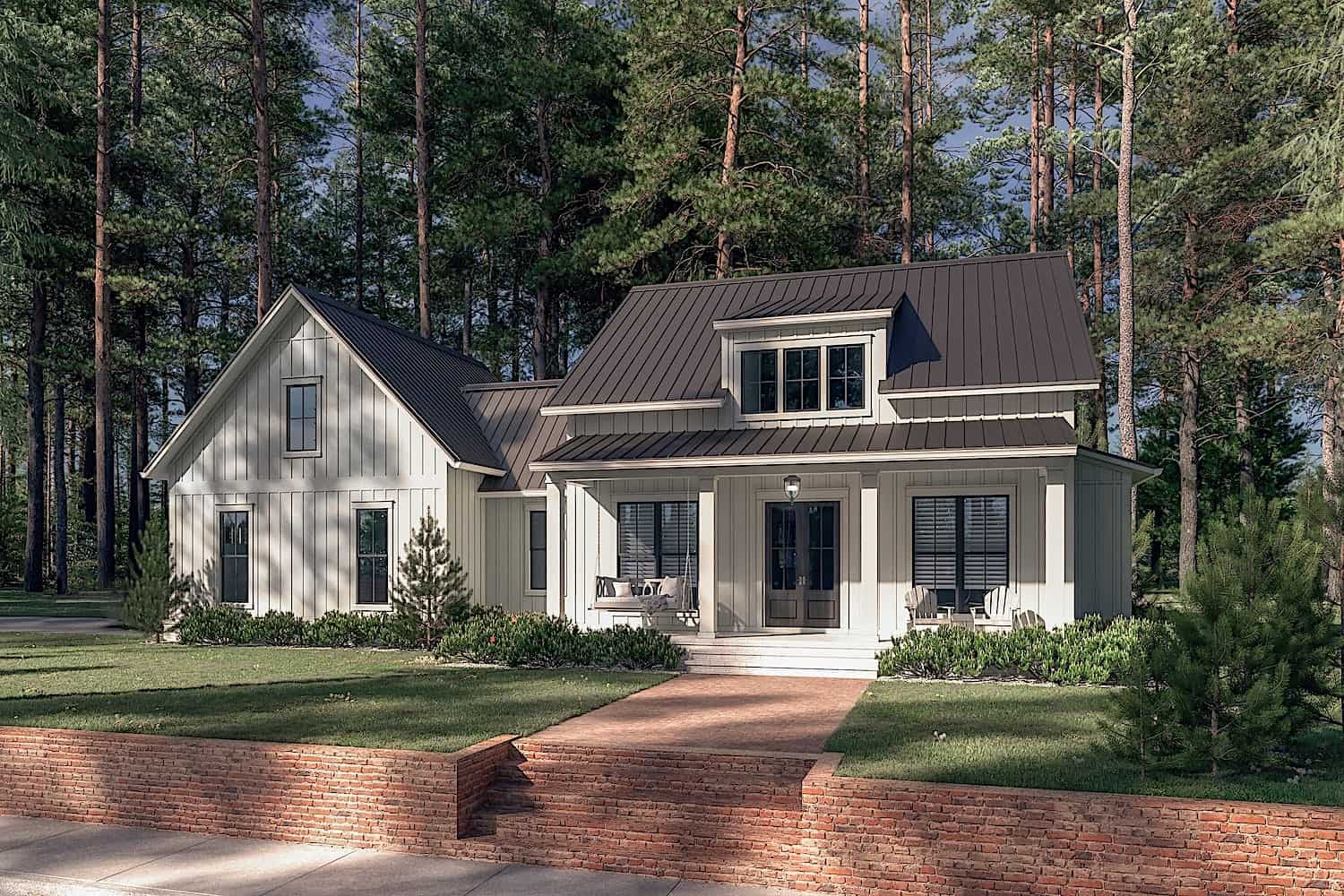 Small House Plan (ThePlanCollection: Plan #142-1265)