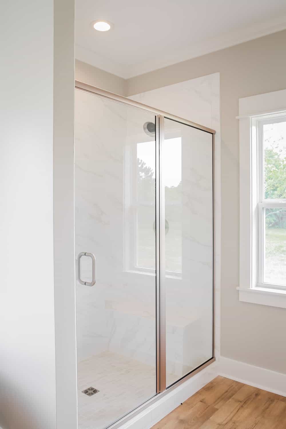Master Bathroom: Shower of this 3-Bedroom,2125 Sq Ft Plan -142-1267