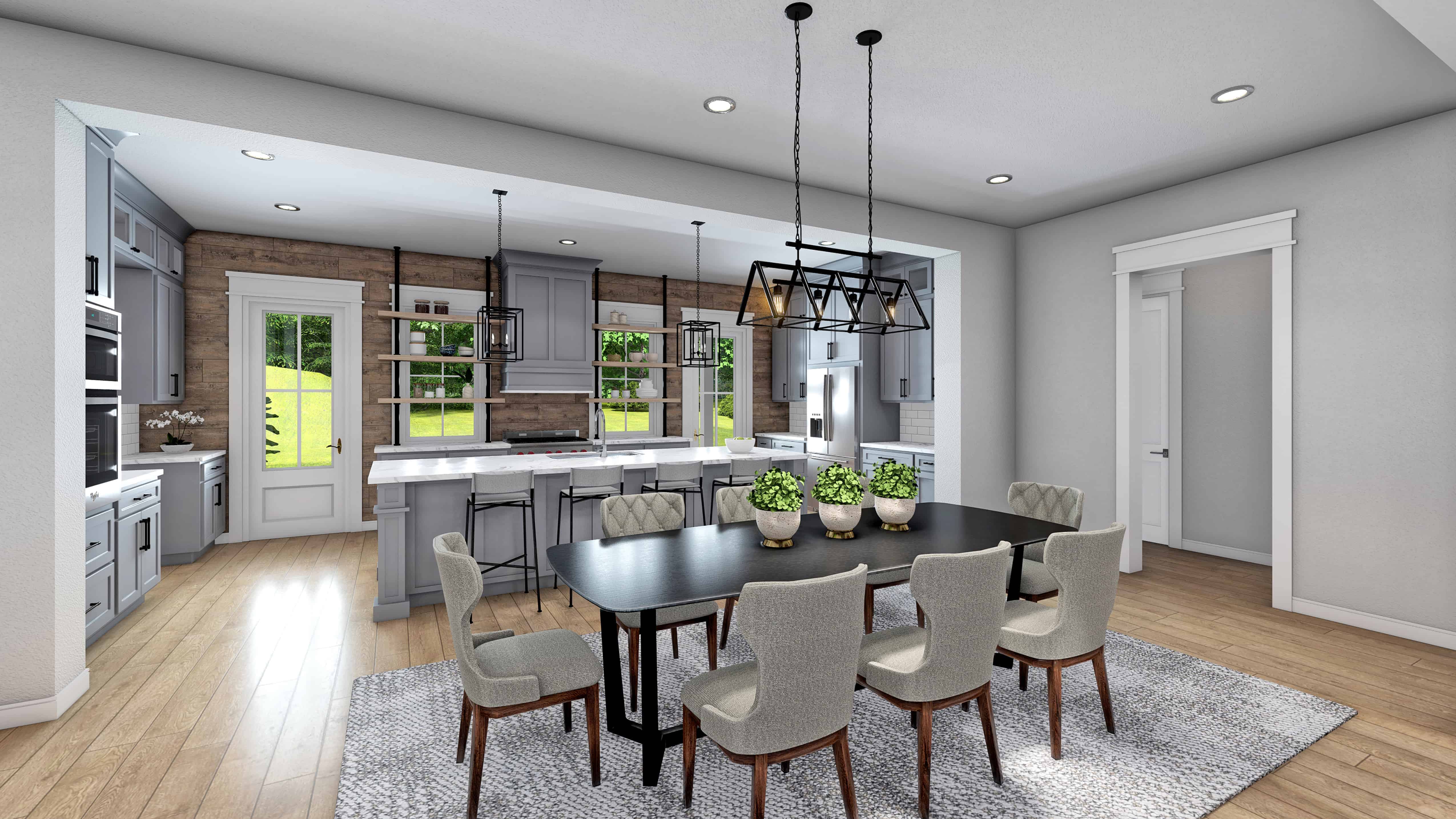 Dining Room of this 4-Bedroom,2992 Sq Ft Plan -142-1269