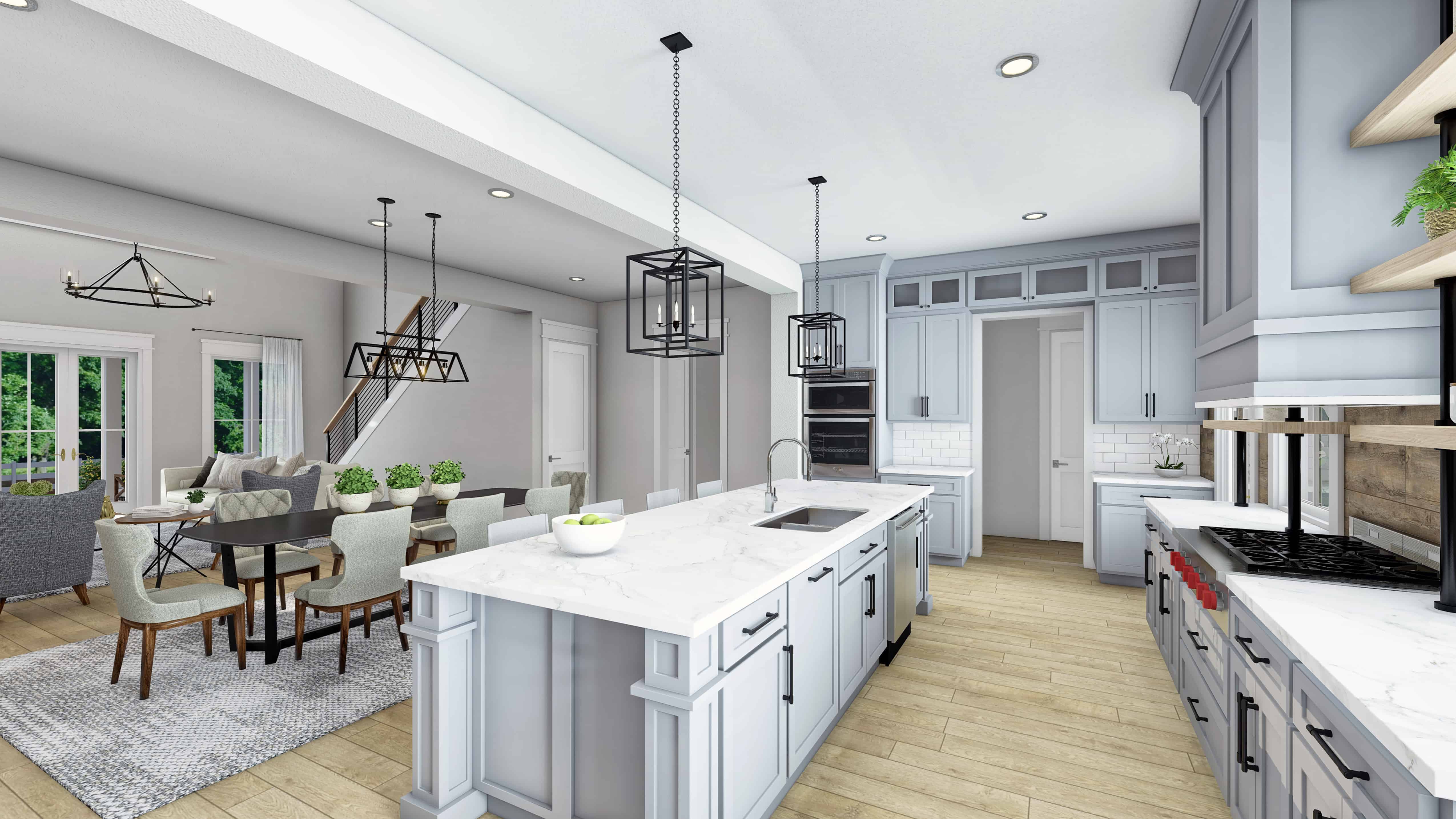 Kitchen: Kitchen Island of this 4-Bedroom,2992 Sq Ft Plan -142-1269
