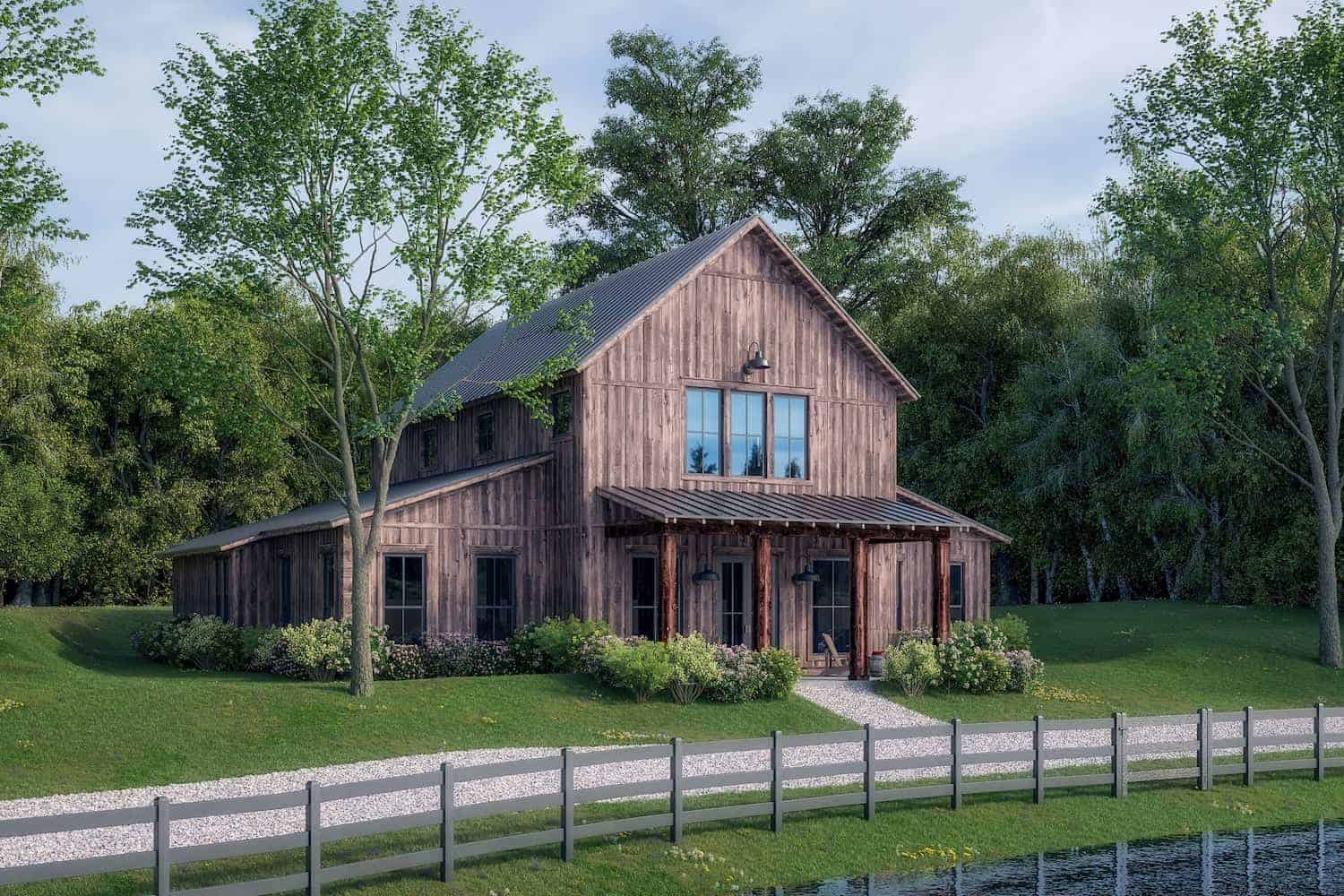 Front View of this 4-Bedroom,2992 Sq Ft Plan -142-1269