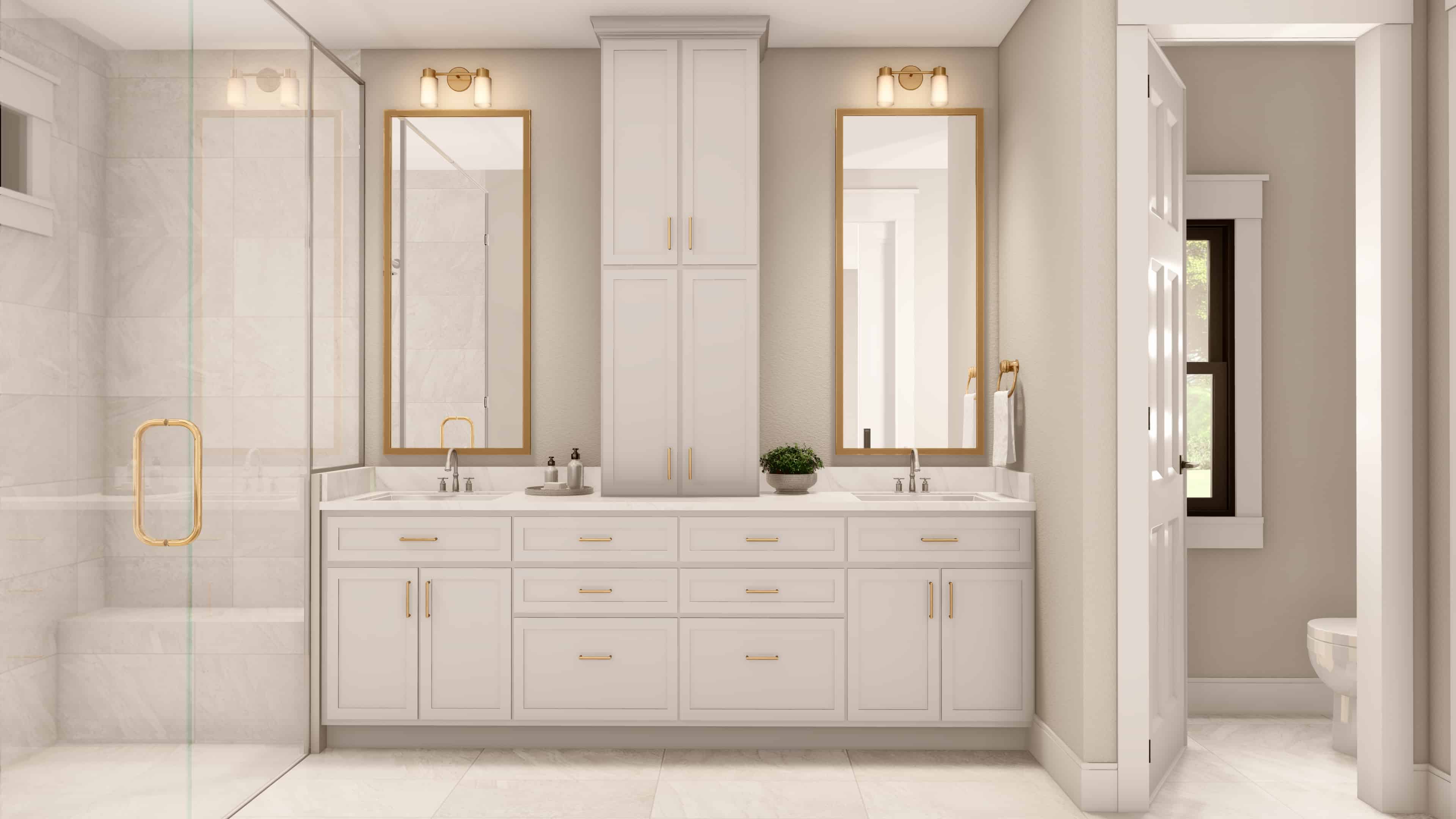 Bathroom of this 3-Bedroom,1956 Sq Ft Plan -142-1273