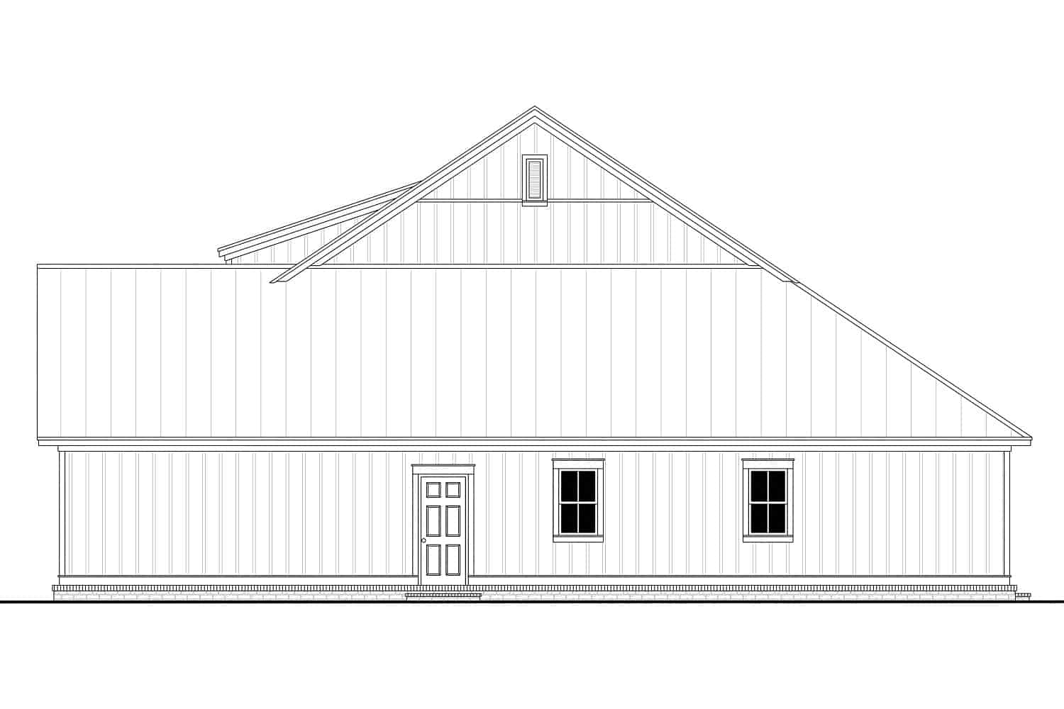 Home Plan Right Elevation of this 3-Bedroom,1956 Sq Ft Plan -142-1273