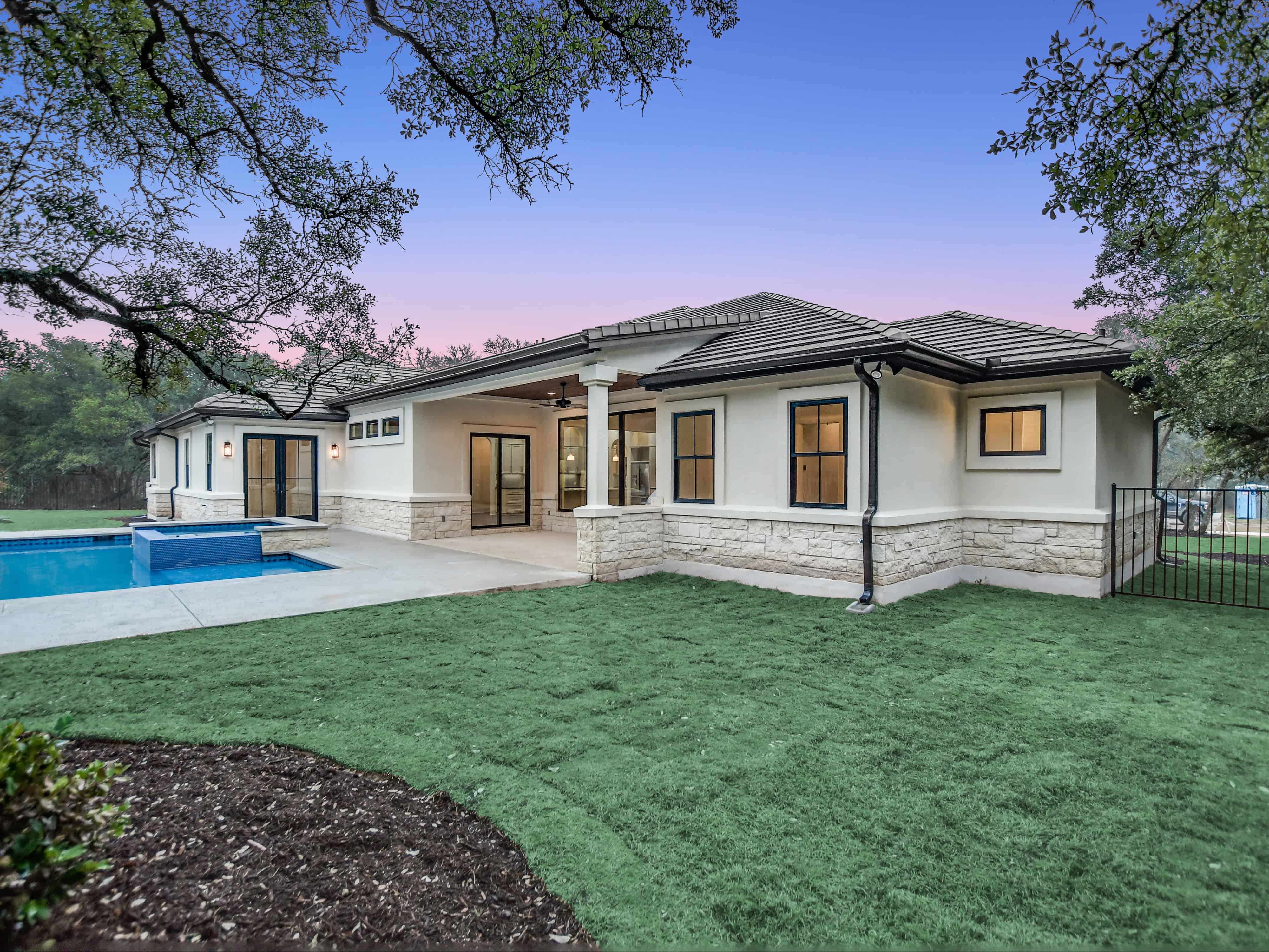 Rear View of this 3-Bedroom,3078 Sq Ft Plan -142-1275