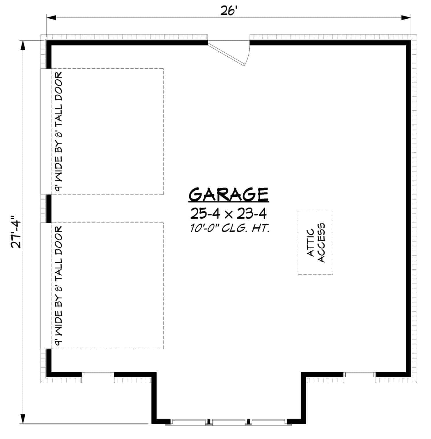 Garage of Farmhouse Plan #142-1277