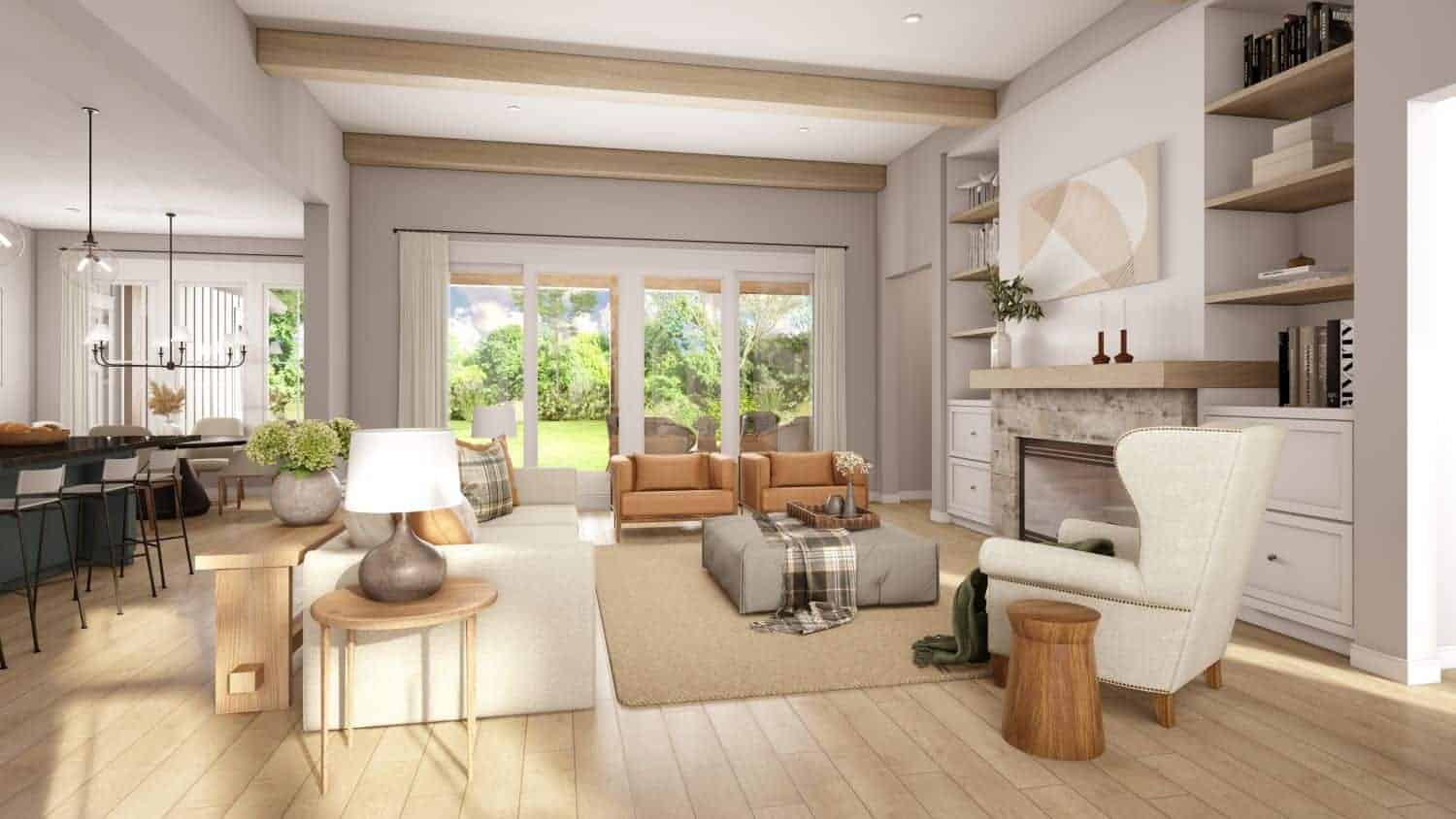 Great Room of this 3-Bedroom, 2781 Sq Ft Plan - 142-1411
