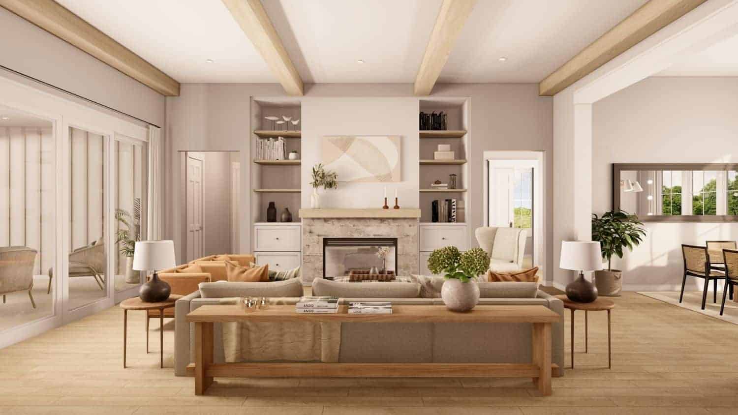 Great Room of this 3-Bedroom, 2781 Sq Ft Plan - 142-1411