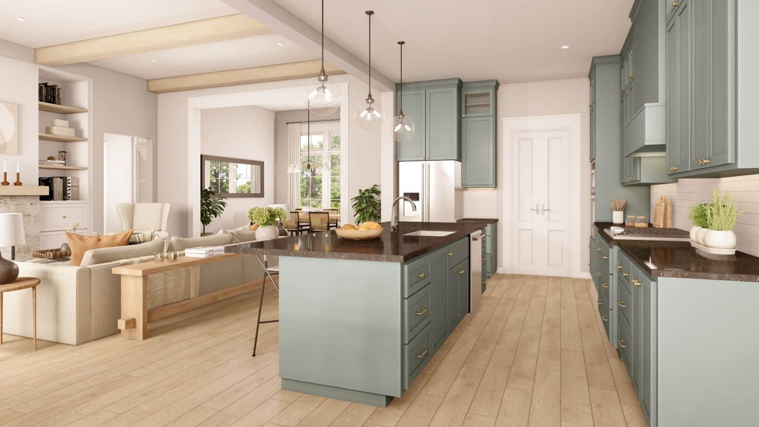 Kitchen of this 3-Bedroom, 2781 Sq Ft Plan - 142-1411