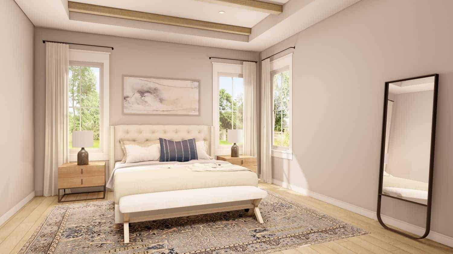 Bedroom of this 3-Bedroom, 2781 Sq Ft Plan - 142-1411