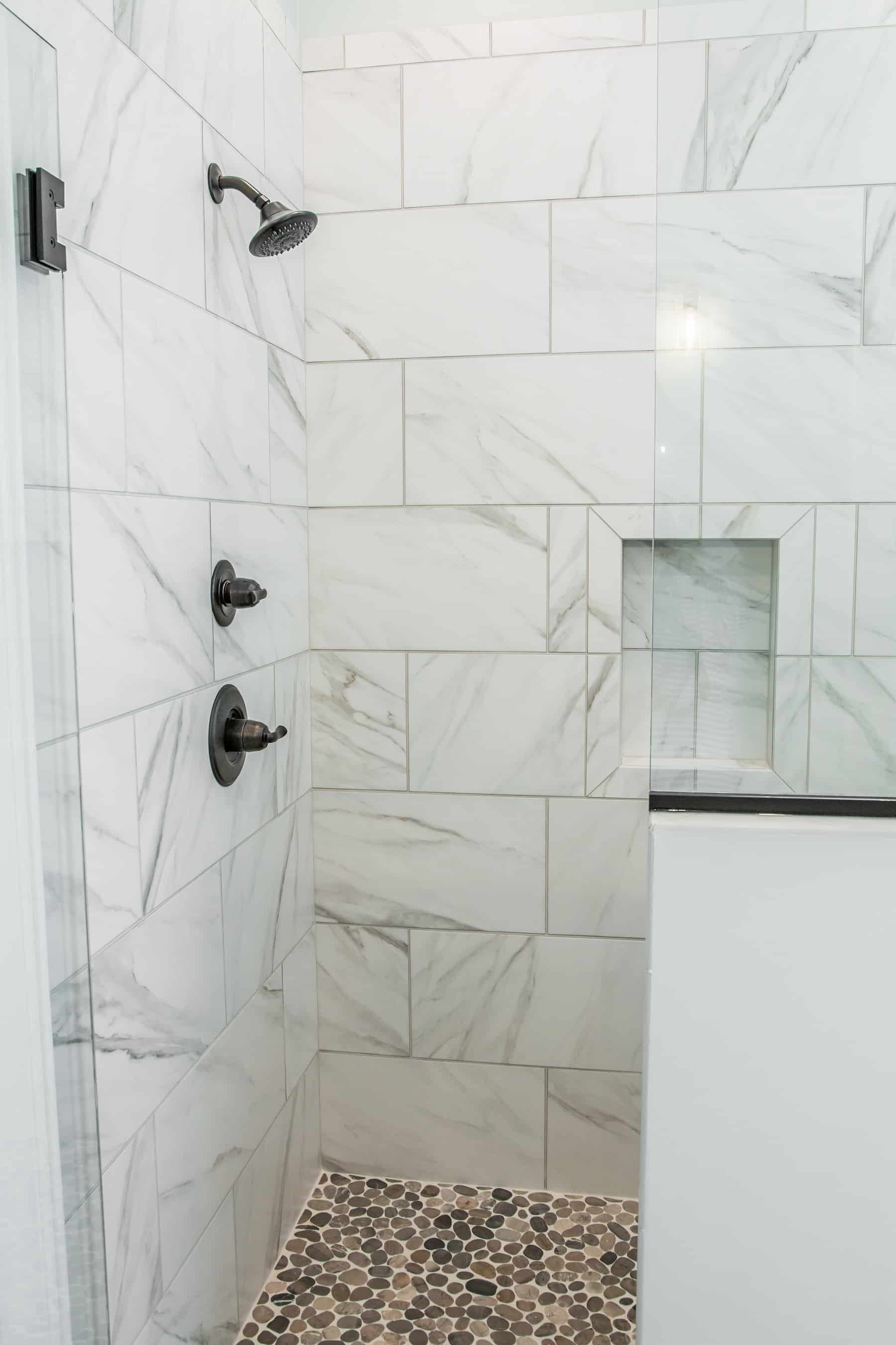 Master Bathroom: Shower of this 3-Bedroom,2444 Sq Ft Plan -142-1413