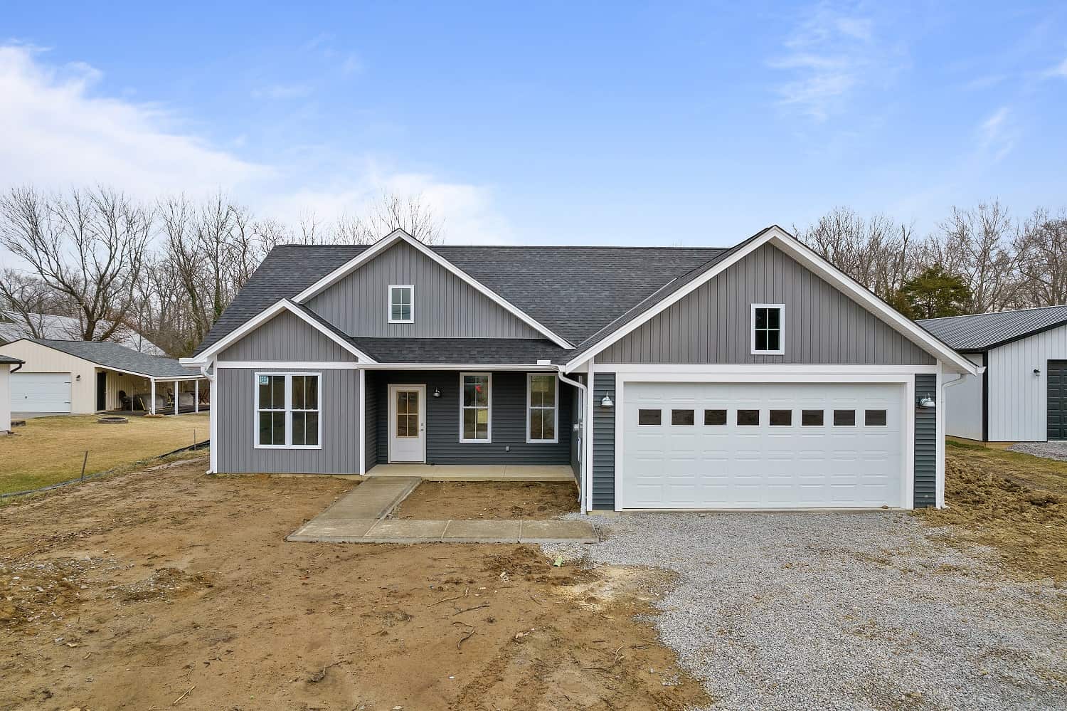 Front View of this 3-Bedroom,1416 Sq Ft Plan -142-1420