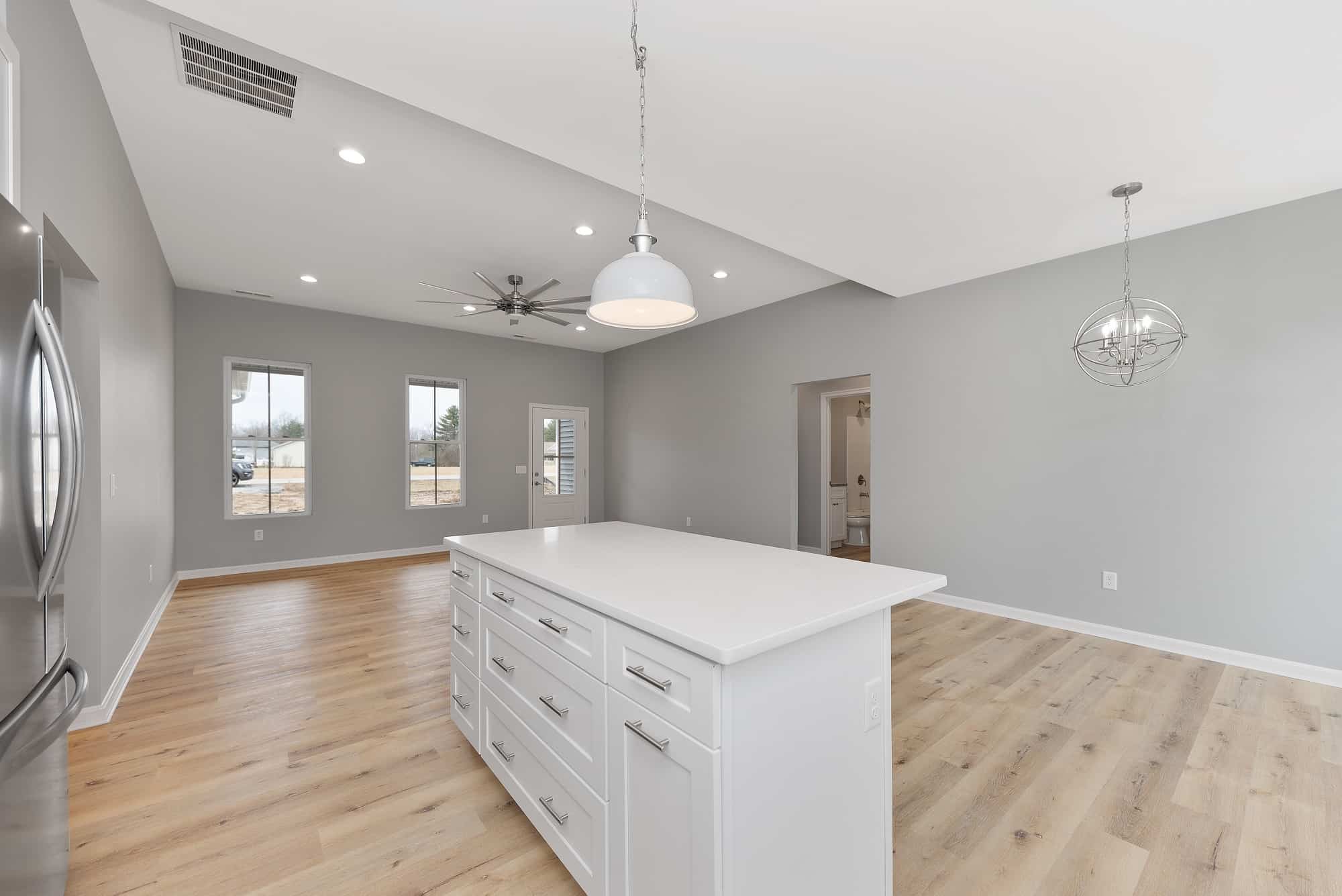 Kitchen: Breakfast Bar of this 3-Bedroom,1416 Sq Ft Plan -142-1420