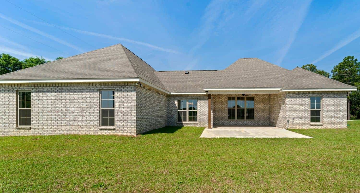 Rear View of this 4-Bedroom,1998 Sq Ft Plan -142-1424