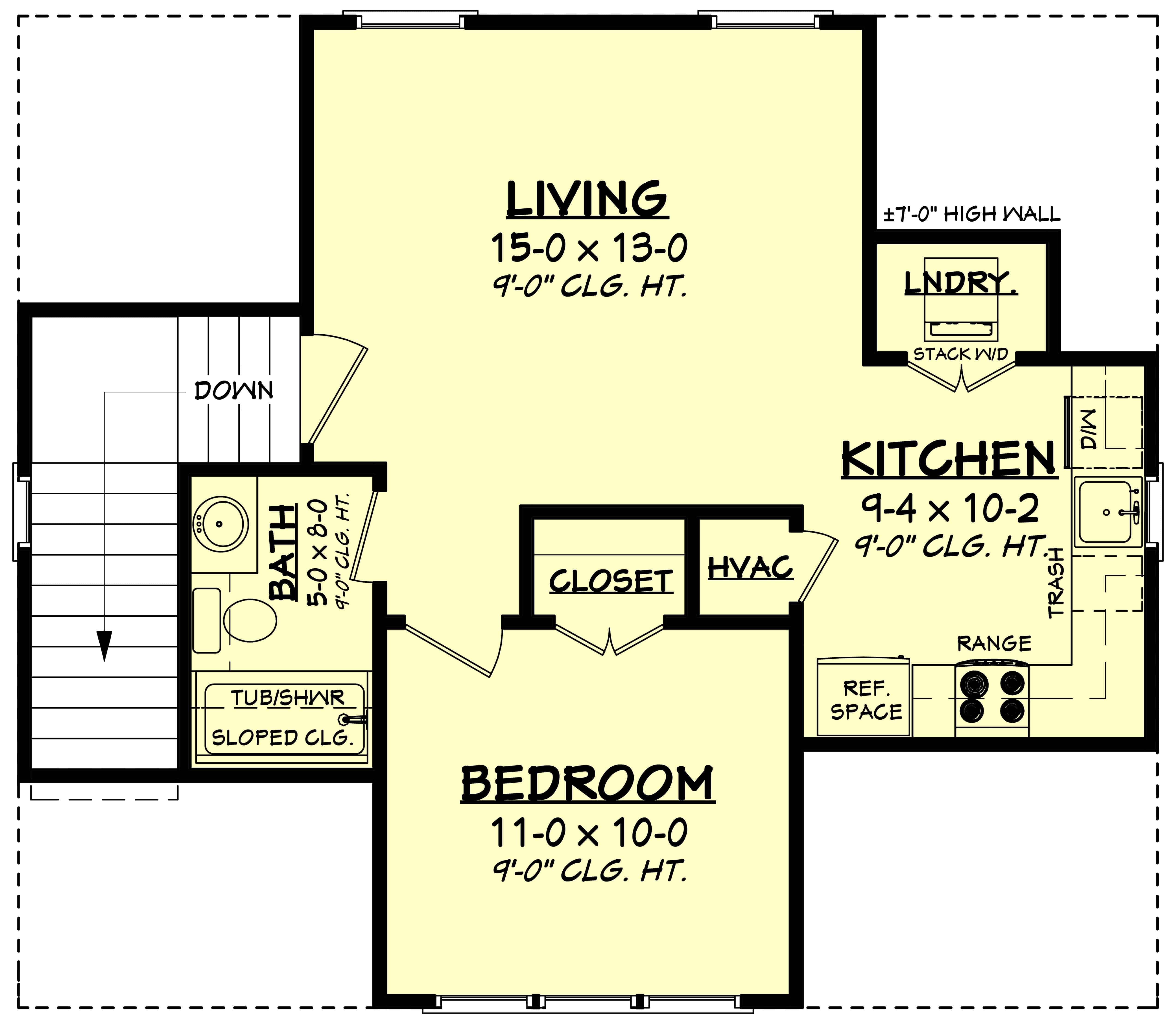 Upper Level of Farmhouse Plan #142-1427
