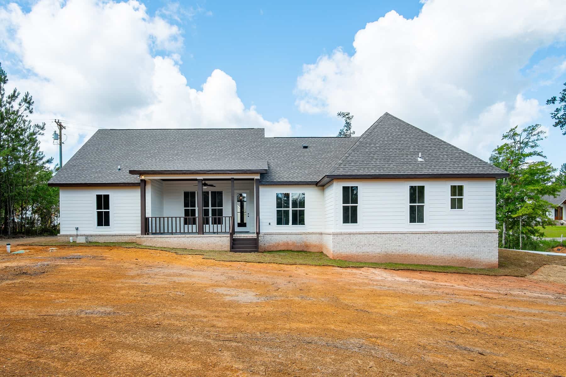 Rear View of this 4-Bedroom,2092 Sq Ft Plan -142-1438