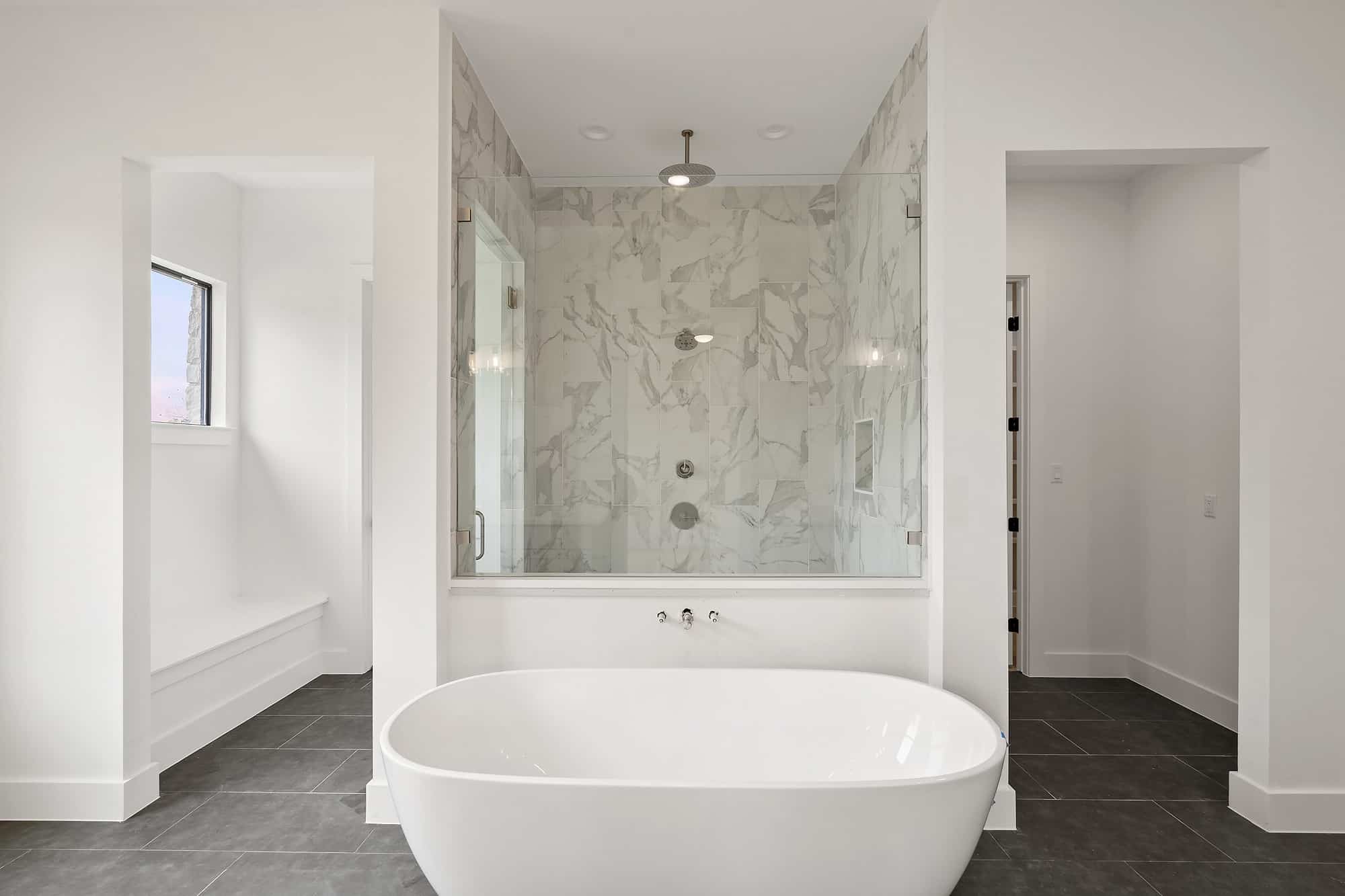 Master Bathroom: Tub of this 4-Bedroom,3055 Sq Ft Plan -142-1439