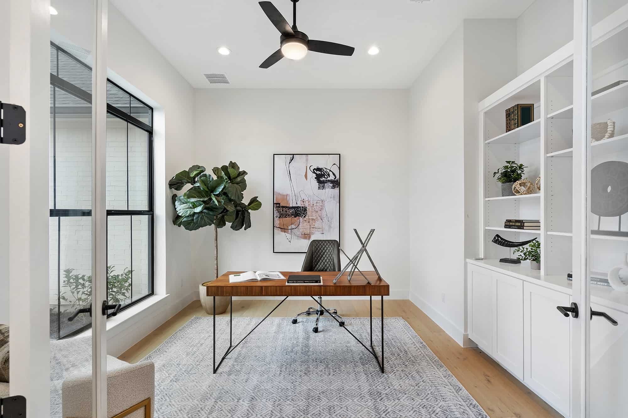 Home Office: Den of this 5-Bedroom,3152 Sq Ft Plan -142-1440