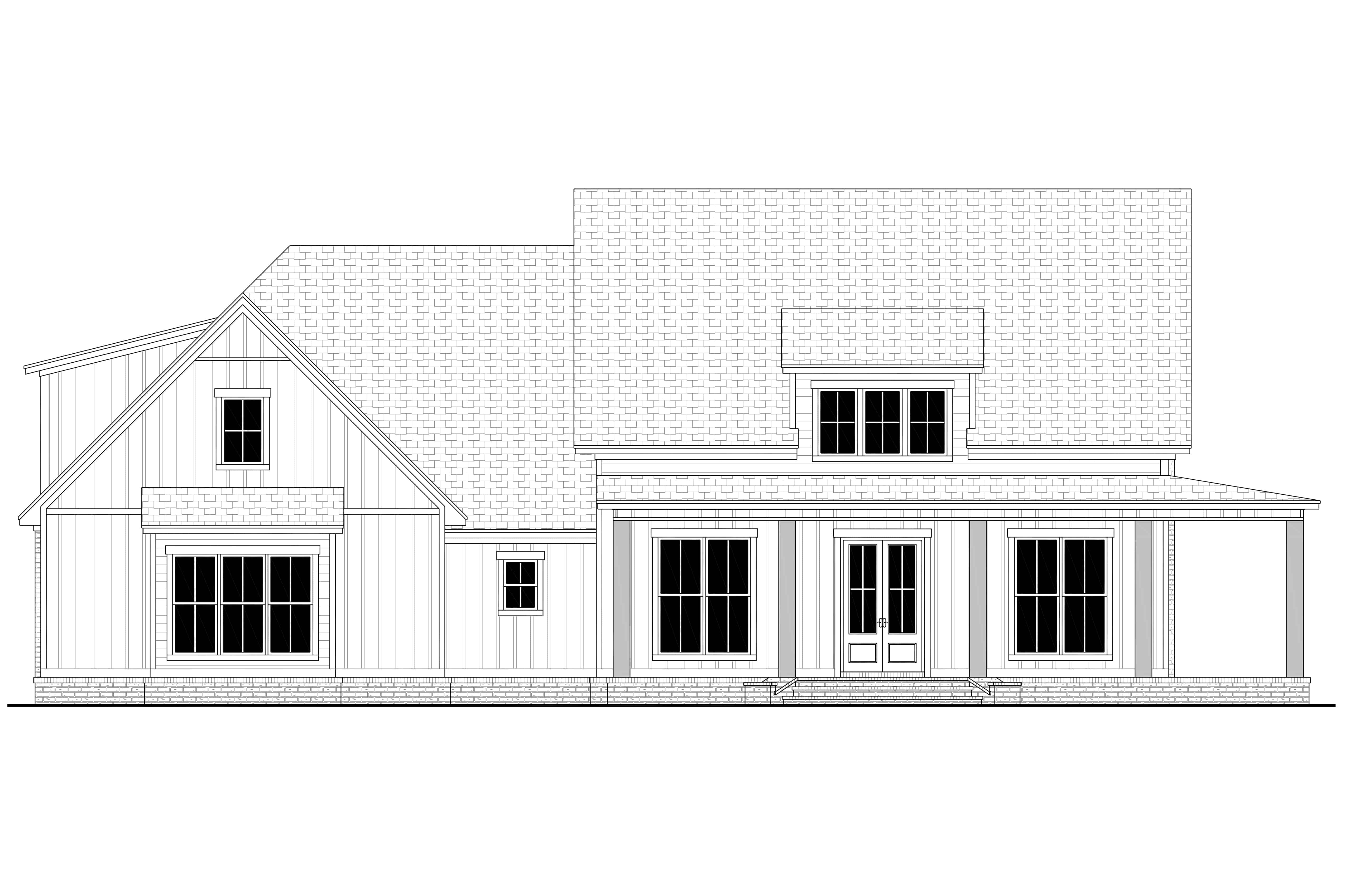 Home Plan Front Elevation of this 3-Bedroom,2394 Sq Ft Plan -142-1447