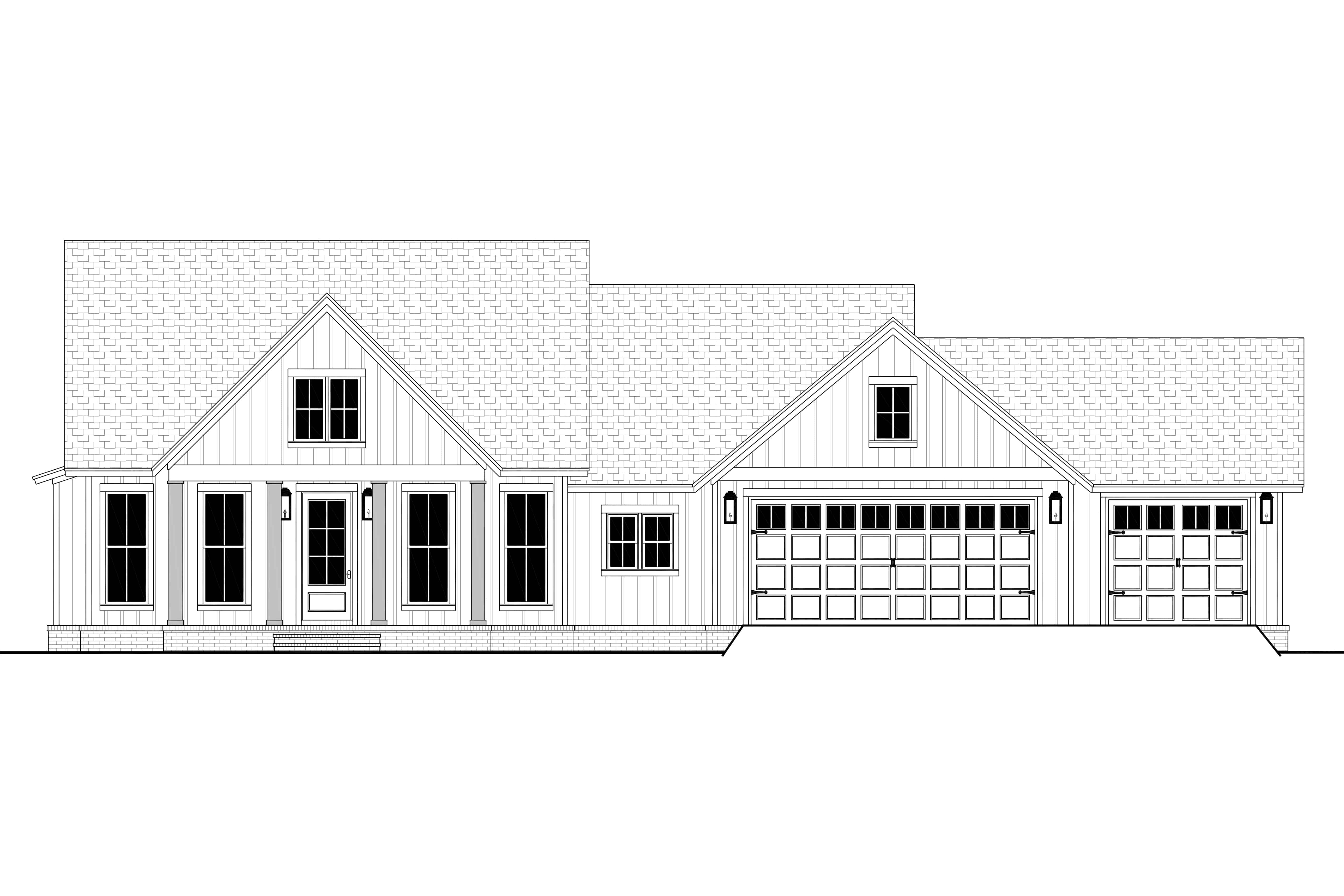 Home Plan Front Elevation of this 3-Bedroom,1797 Sq Ft Plan -142-1454