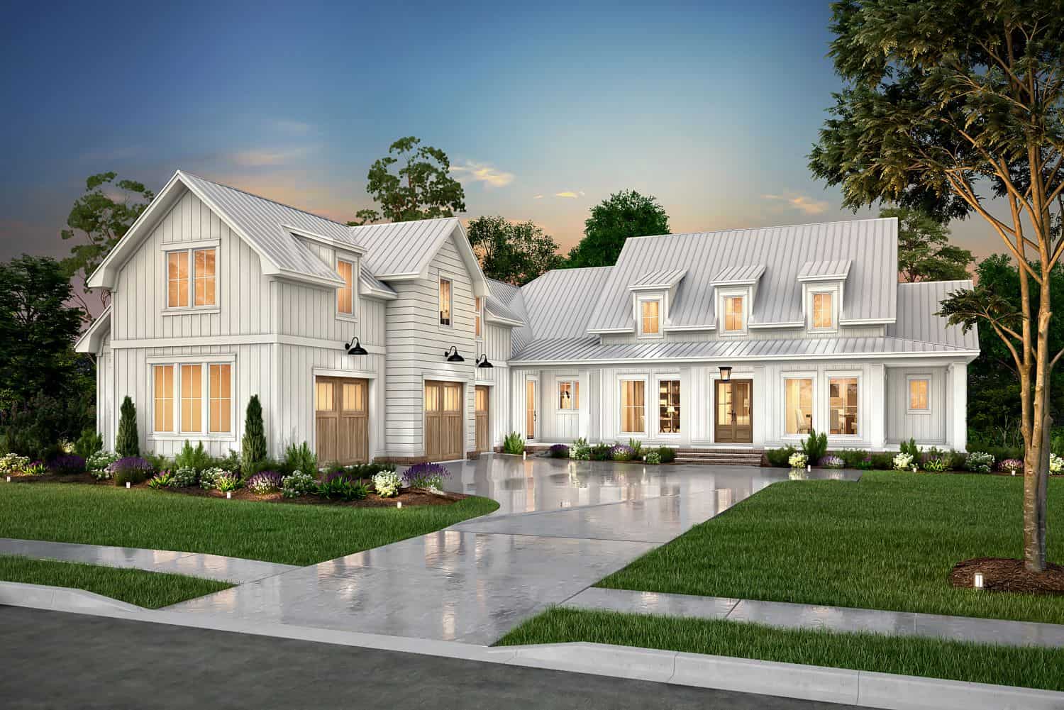 Home Plan Rendering of this 4-Bedroom,3858 Sq Ft Plan -142-1458