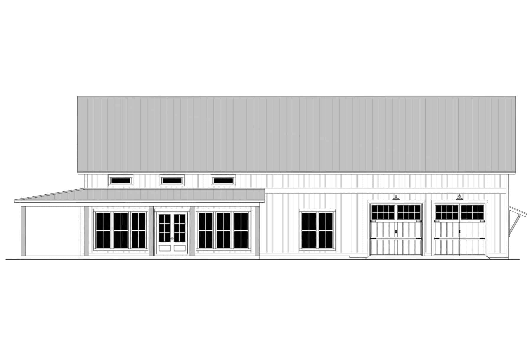 Home Plan Front Elevation of this 3-Bedroom,2000 Sq Ft Plan -142-1470