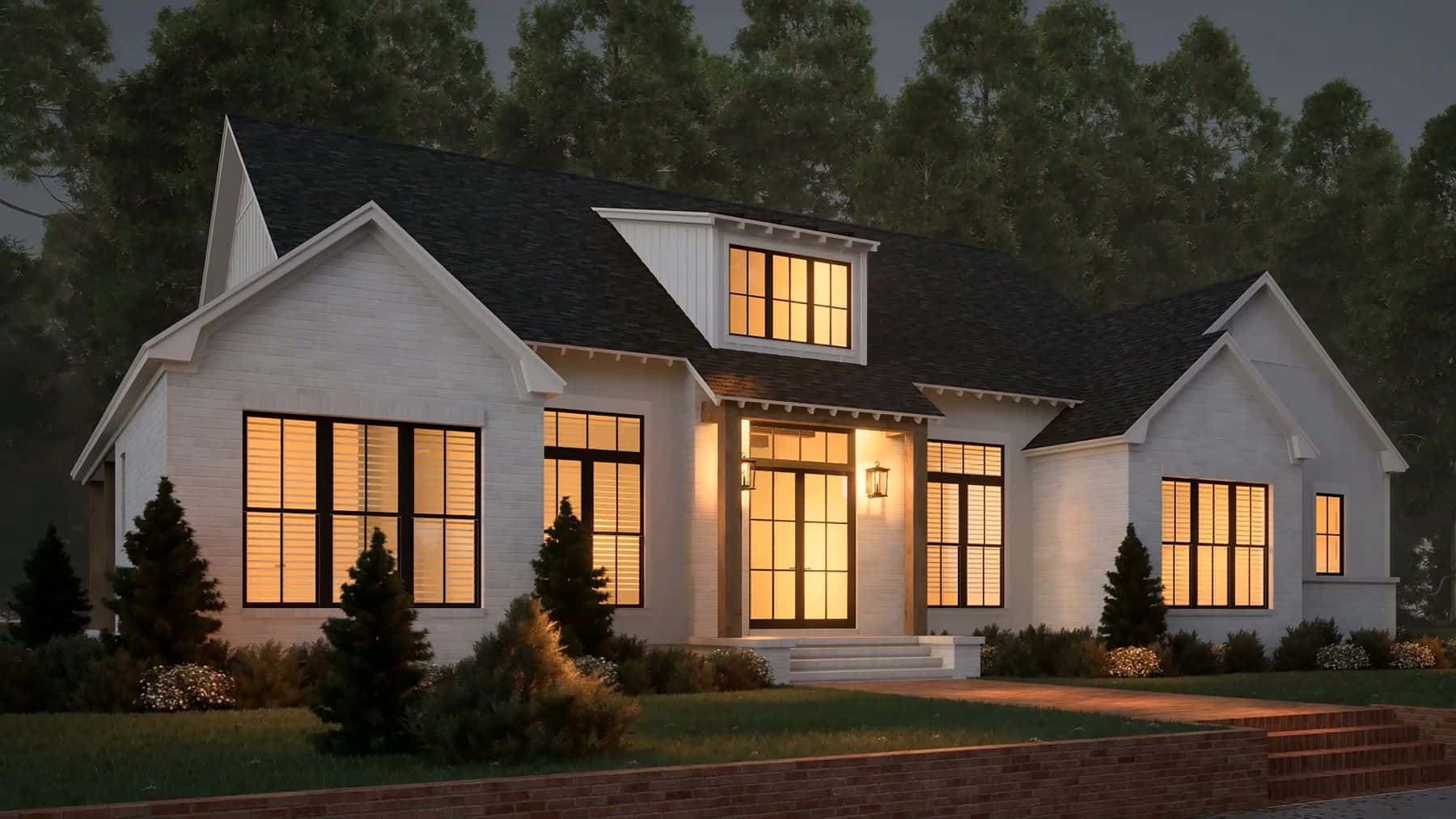 Front View of this 3-Bedroom,2253 Sq Ft Plan -142-1473