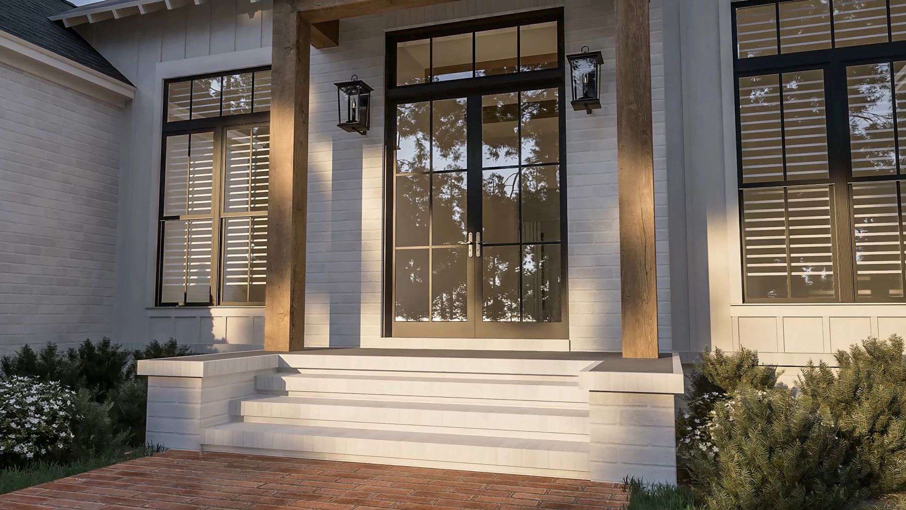 Front Door of this 3-Bedroom,2253 Sq Ft Plan -142-1473