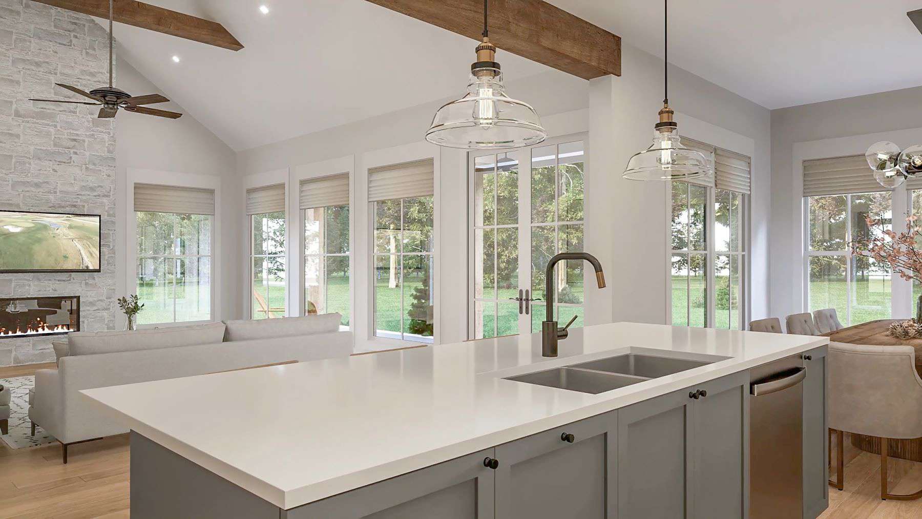 Kitchen of this 3-Bedroom,2253 Sq Ft Plan -142-1473