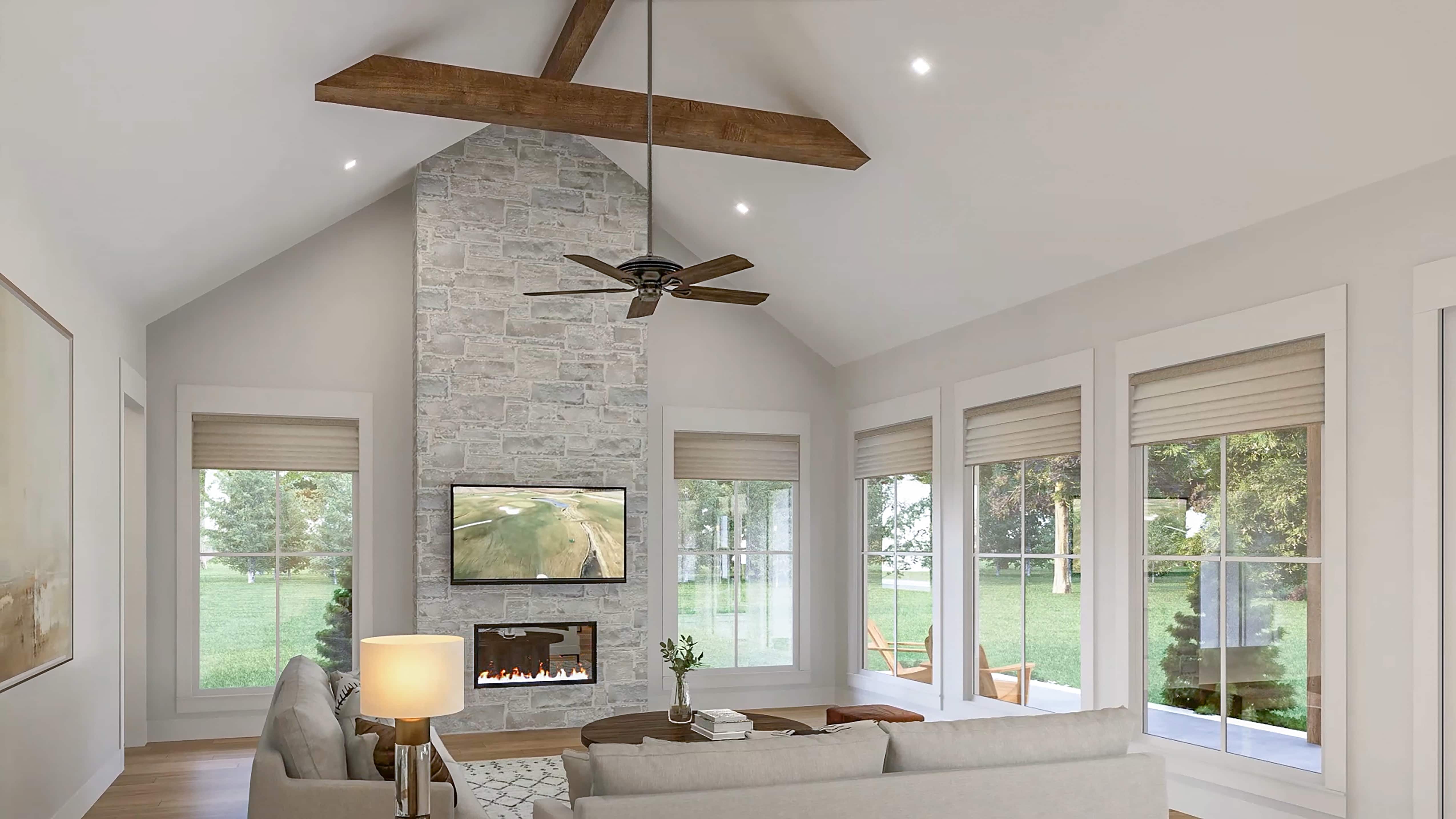 Living Room of this 3-Bedroom,2253 Sq Ft Plan -142-1473