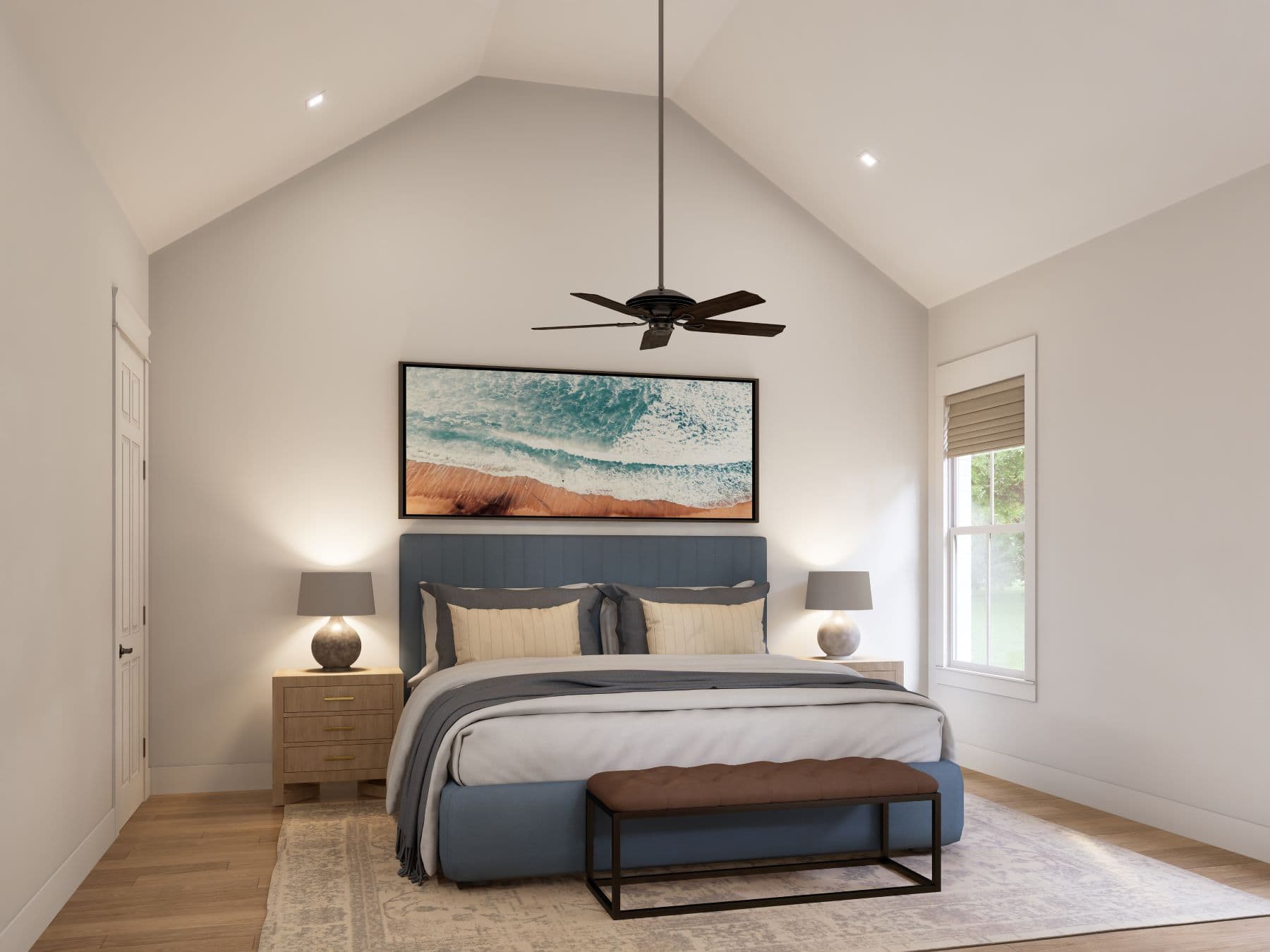 Master Bedroom of this 3-Bedroom,2253 Sq Ft Plan -142-1473