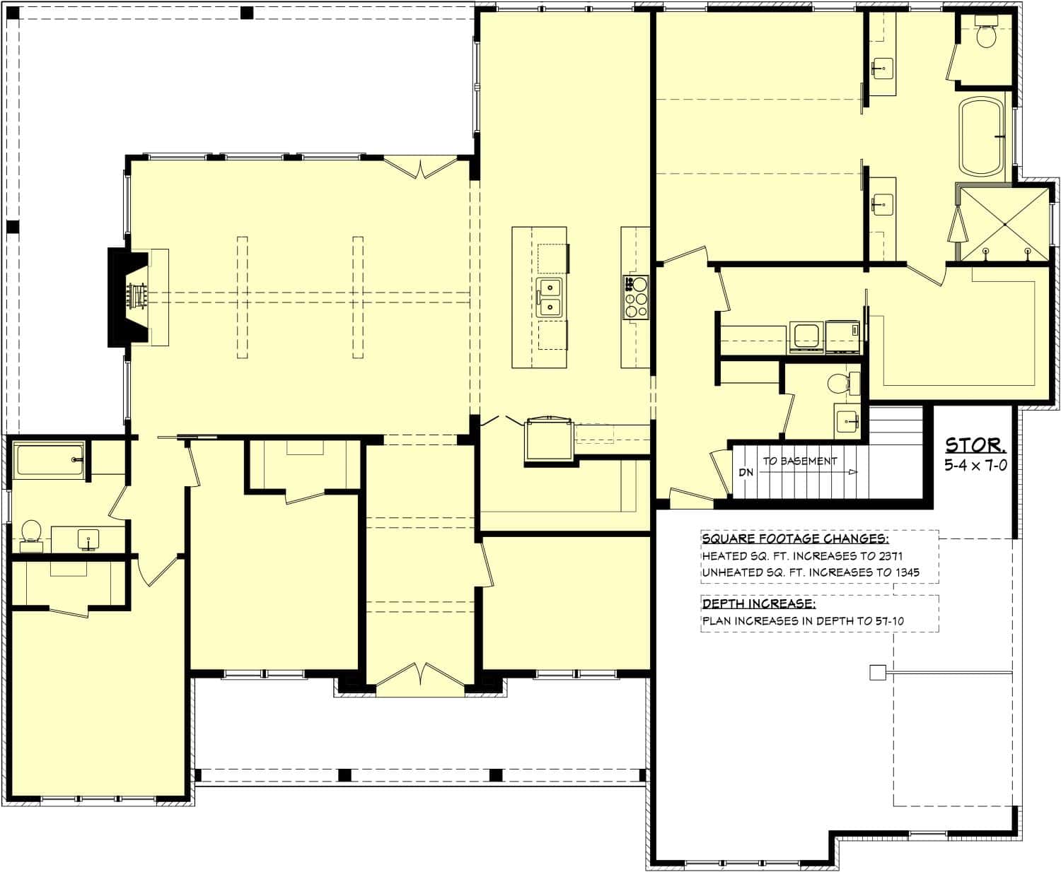 Main Level of Transitional Plan #142-1485