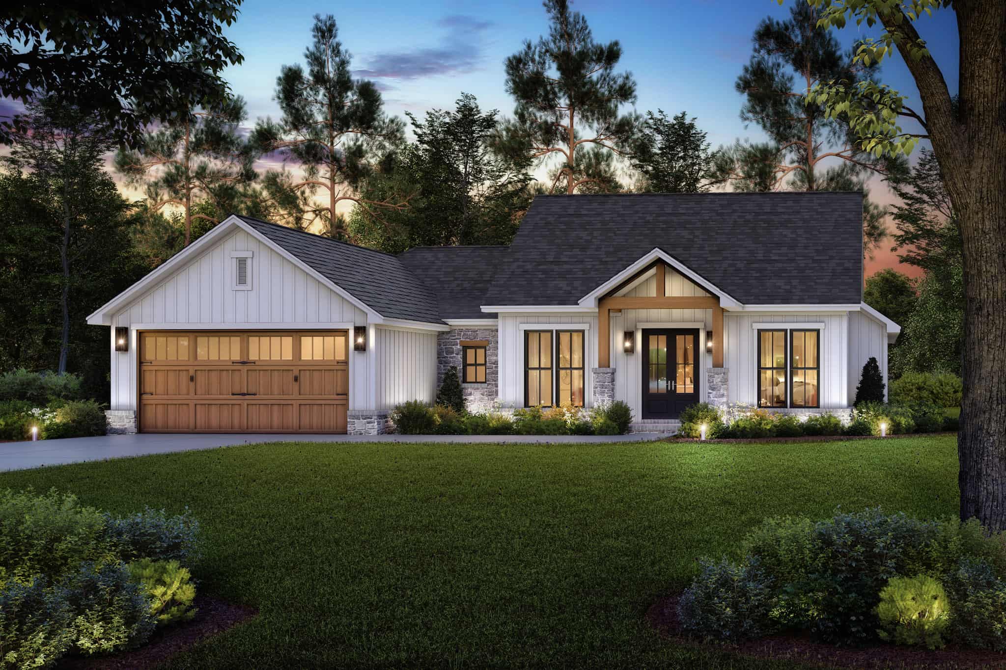 Front View of this 4-Bedroom,1899 Sq Ft Plan -142-1489