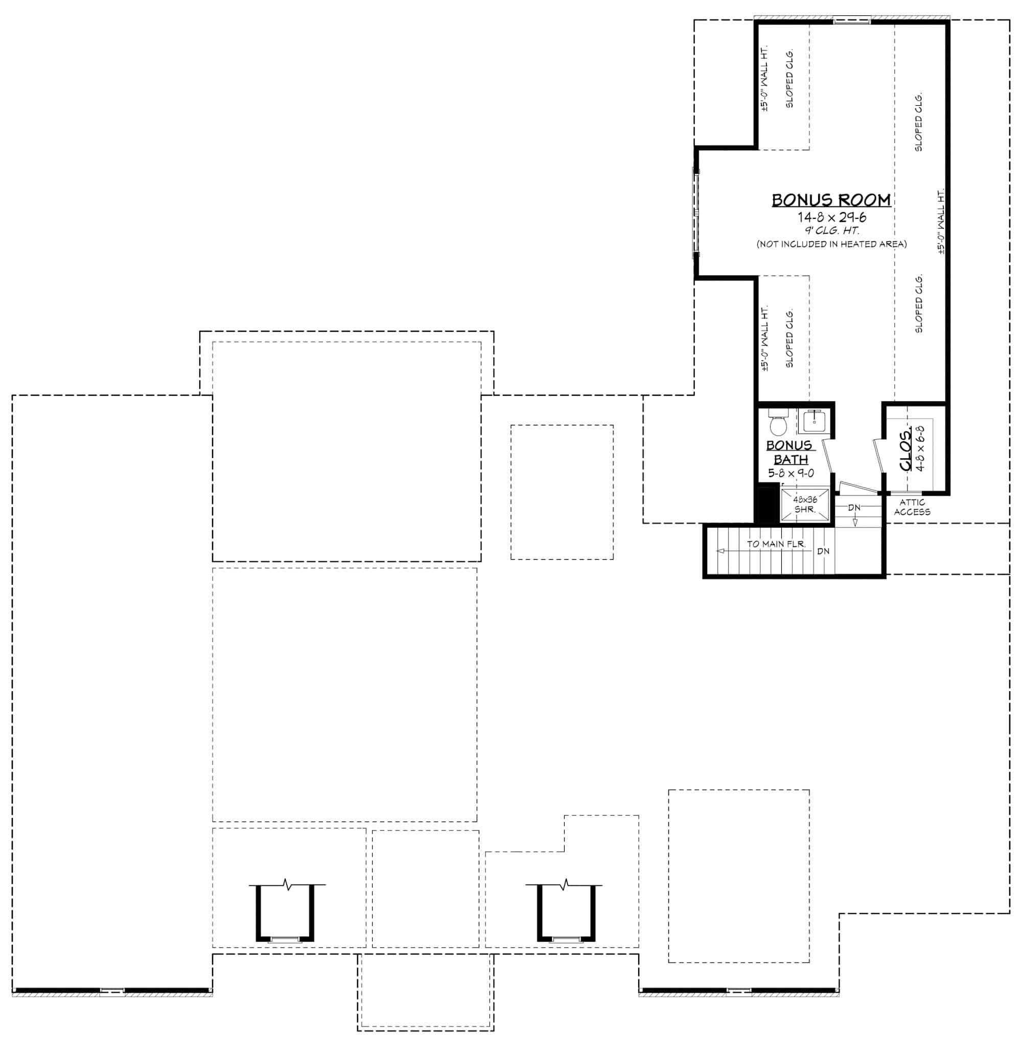 Bonus Room of Transitional Plan #142-1493