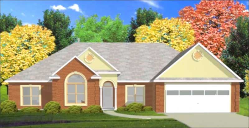 Contemporary home (ThePlanCollection: Plan #144-1042)
