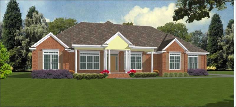 Contemporary home (ThePlanCollection: Plan #144-1045)