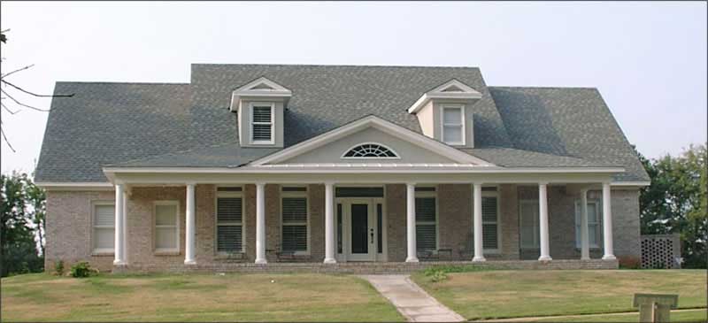 Country home (ThePlanCollection: Plan #144-1056)