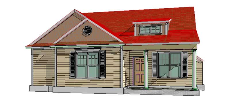 Main image for house plan # 17758