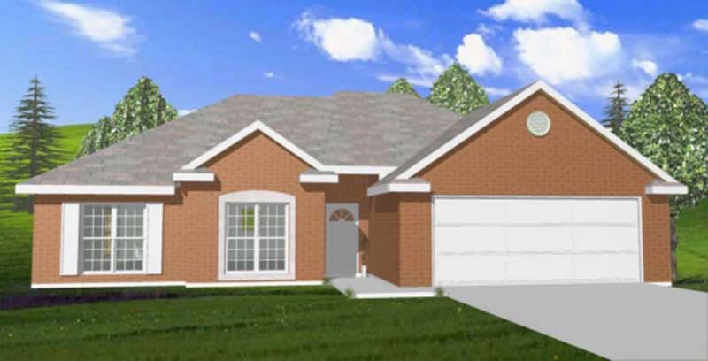 Contemporary home (ThePlanCollection: Plan #144-1066)
