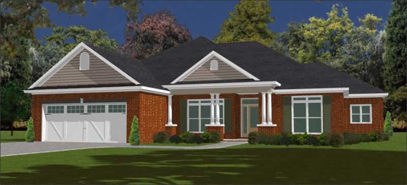Contemporary home (ThePlanCollection: Plan #144-1068)