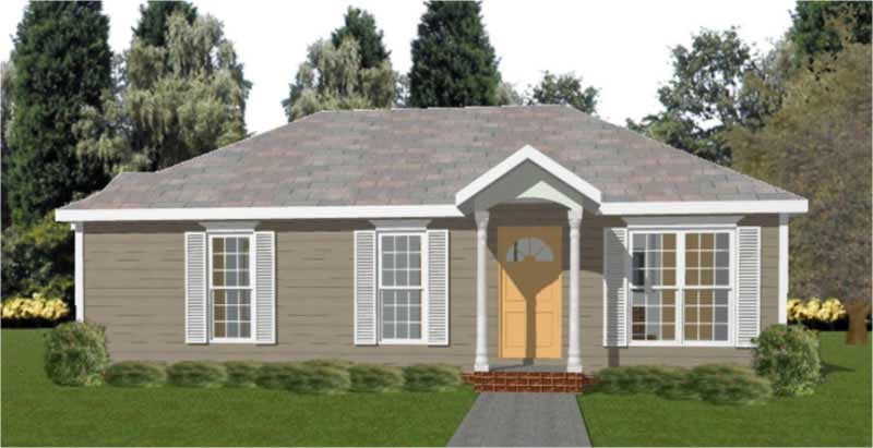 Country home (ThePlanCollection: Plan #144-1069)