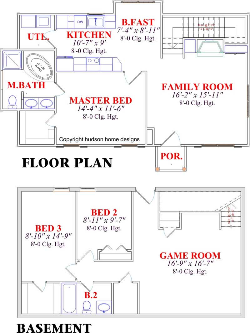  of this 2-Bedroom, 1655 Sq Ft Plan - 144-1069