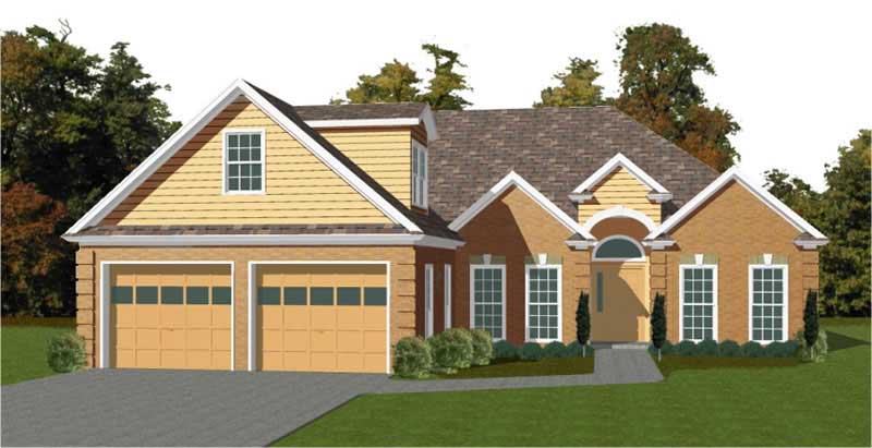 Contemporary home (ThePlanCollection: Plan #144-1070)