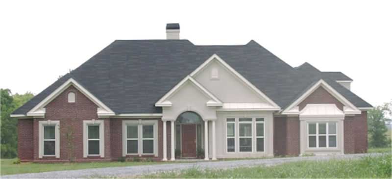Country home (ThePlanCollection: Plan #144-1073)