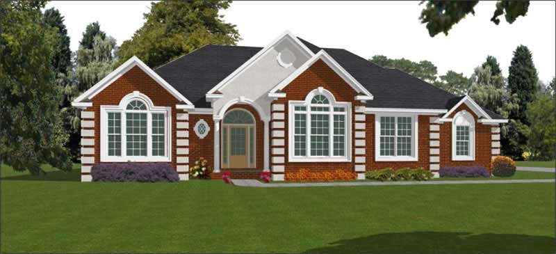 Contemporary home (ThePlanCollection: Plan #144-1075)