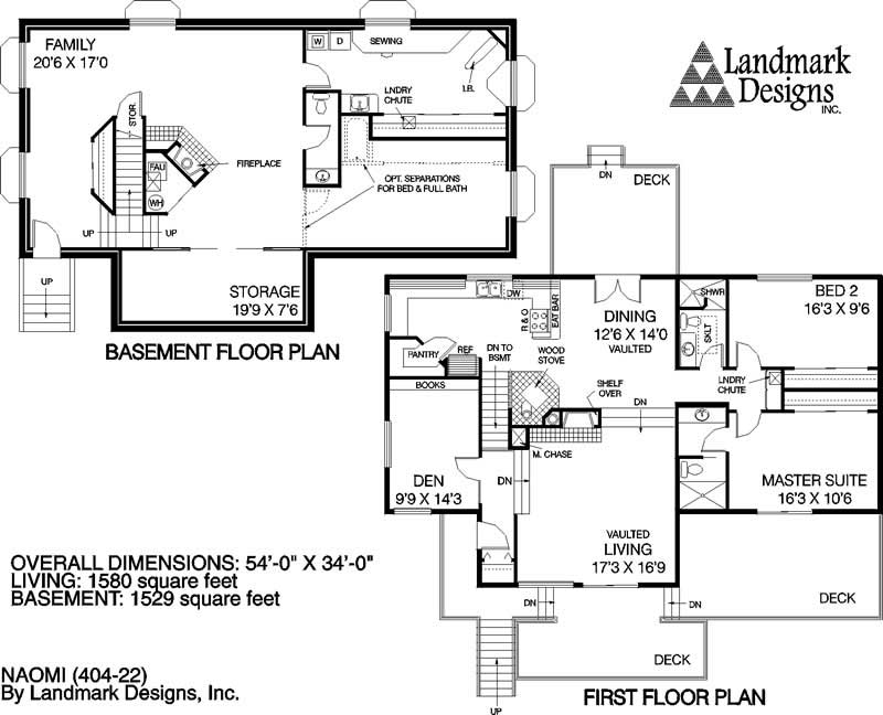 Floor Plan First Story of Plan #145-1306