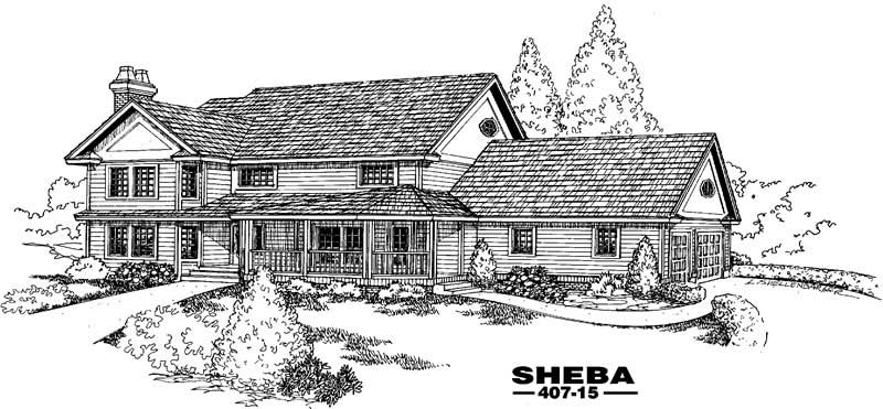 Front view of Contemporary home (ThePlanCollection: House Plan #145-1585)
