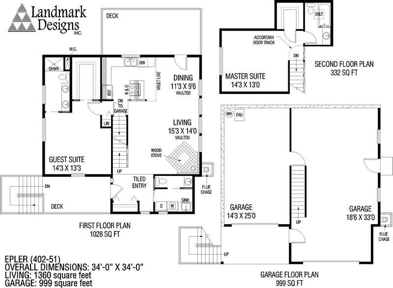 Floor Plan First Story of Country Plan #145-1738