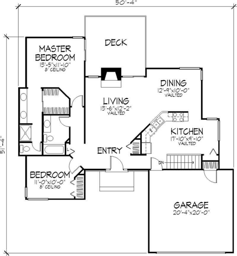 Floor Plan First Story of Plan #146-1875